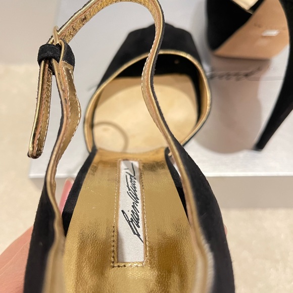 Brian Atwood platform open toe heels - Picture 6 of 10